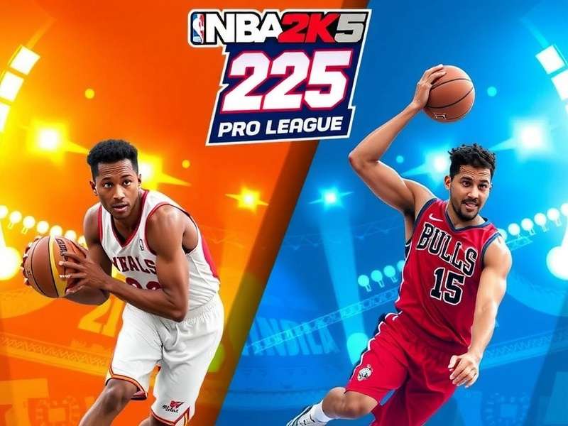 NBA 2K25 Pro League India Banner - Featuring NBA stars and Indian players in action